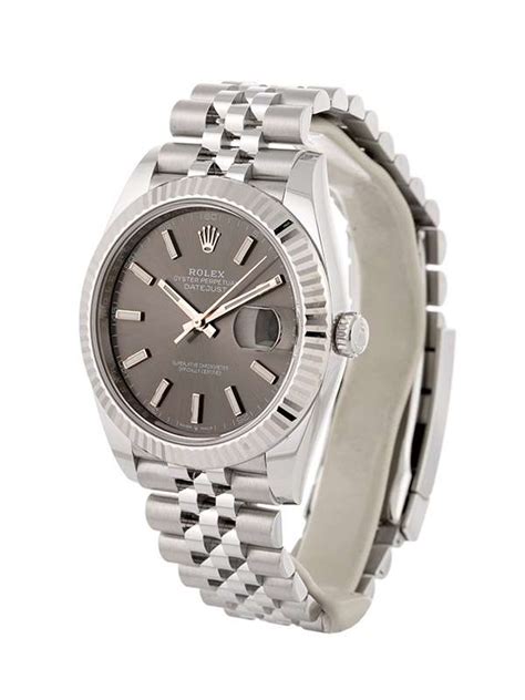 rolex datejust 2 41mm acc oro ardesia|datejust 41.